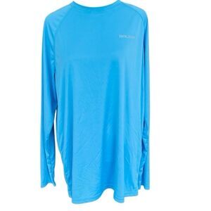 Baleaf Men's Blue Long Sleeve Crew neck  Shirt size M